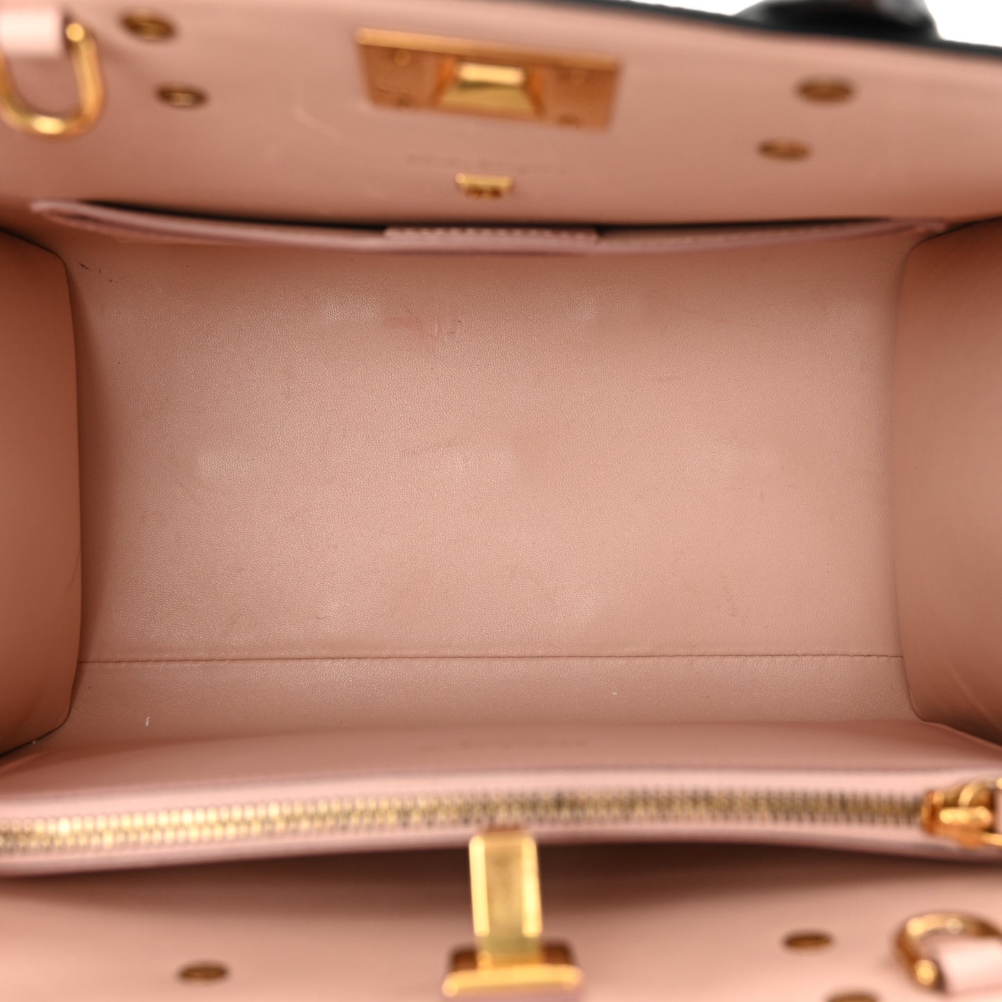 Hammered Calfskin The Studio Box Bag Black