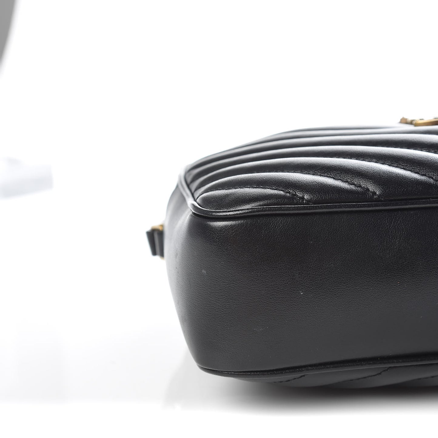 Calfskin Matelasse Monogram Lou Camera Bag Black