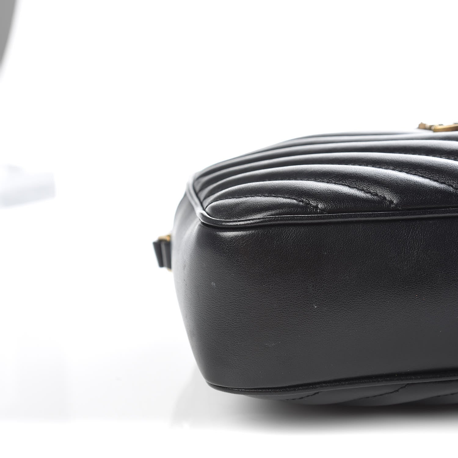 Saint Laurent Calfskin Matelasse Monogram Lou Camera Bag Black 5 of 9