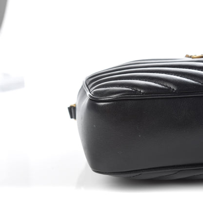 Saint Laurent Calfskin Matelasse Monogram Lou Camera Bag Black 5 of 9