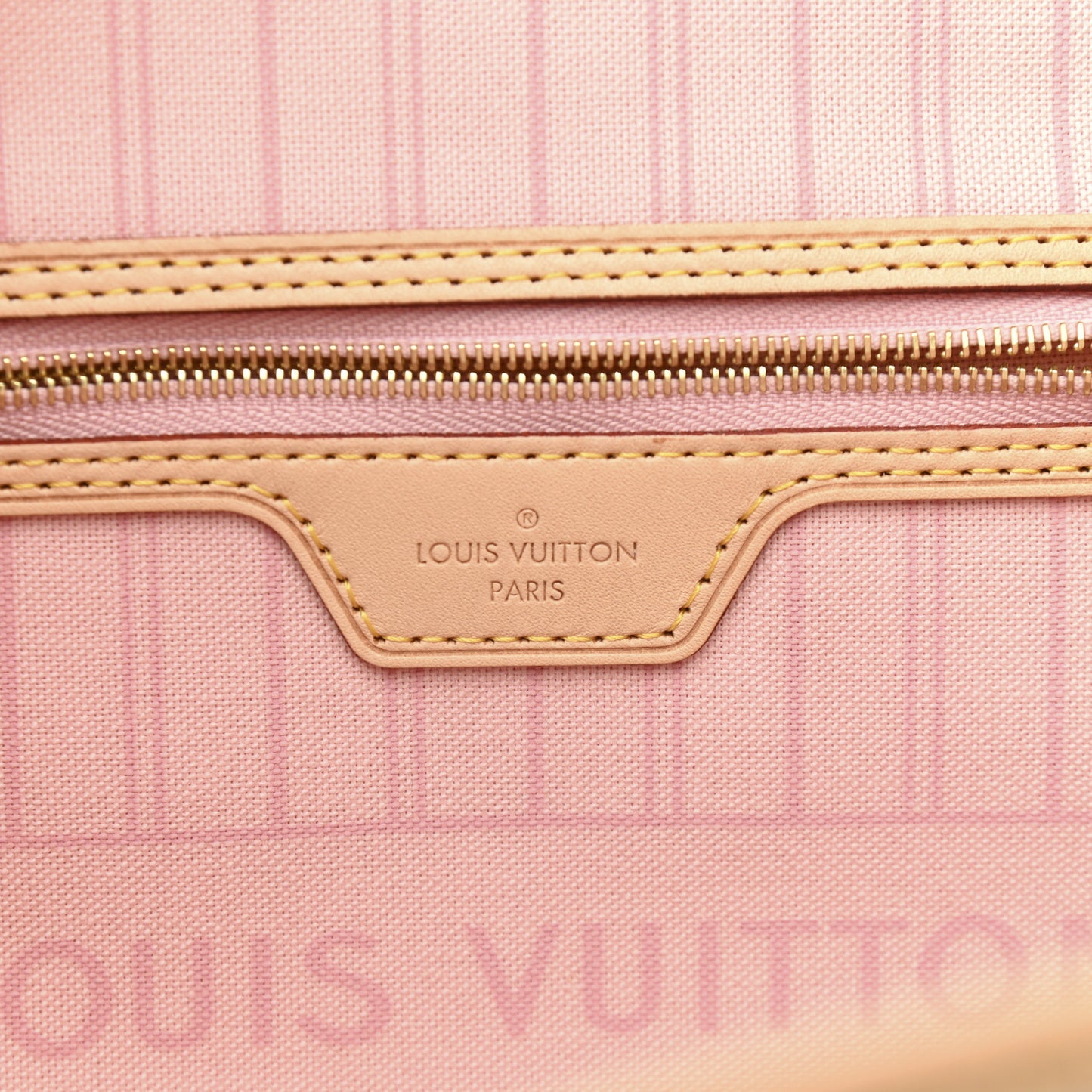 Damier Azur Neo Neverfull MM Rose Ballerine