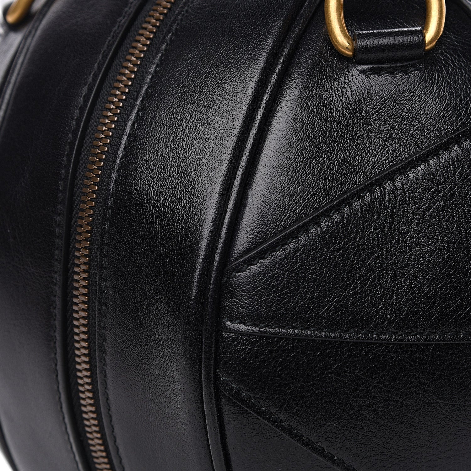 Gucci Piuma Lux Energy Tifosa Basketball Shaped Shoulder Bag Black 9 of 11
