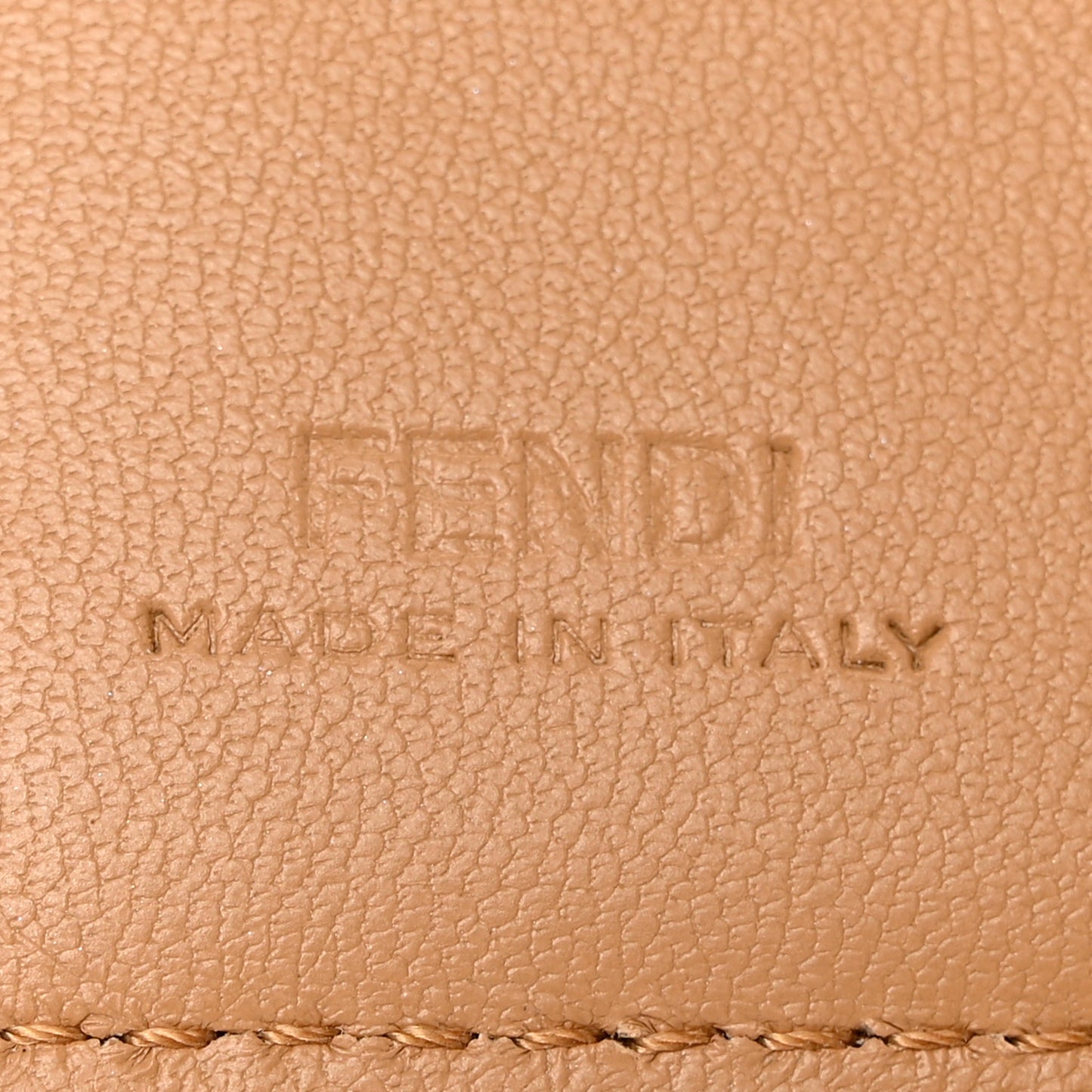 Nappa Matisse FF Diagonal Embossed Micro Tri-Fold Wallet Miele Scuro