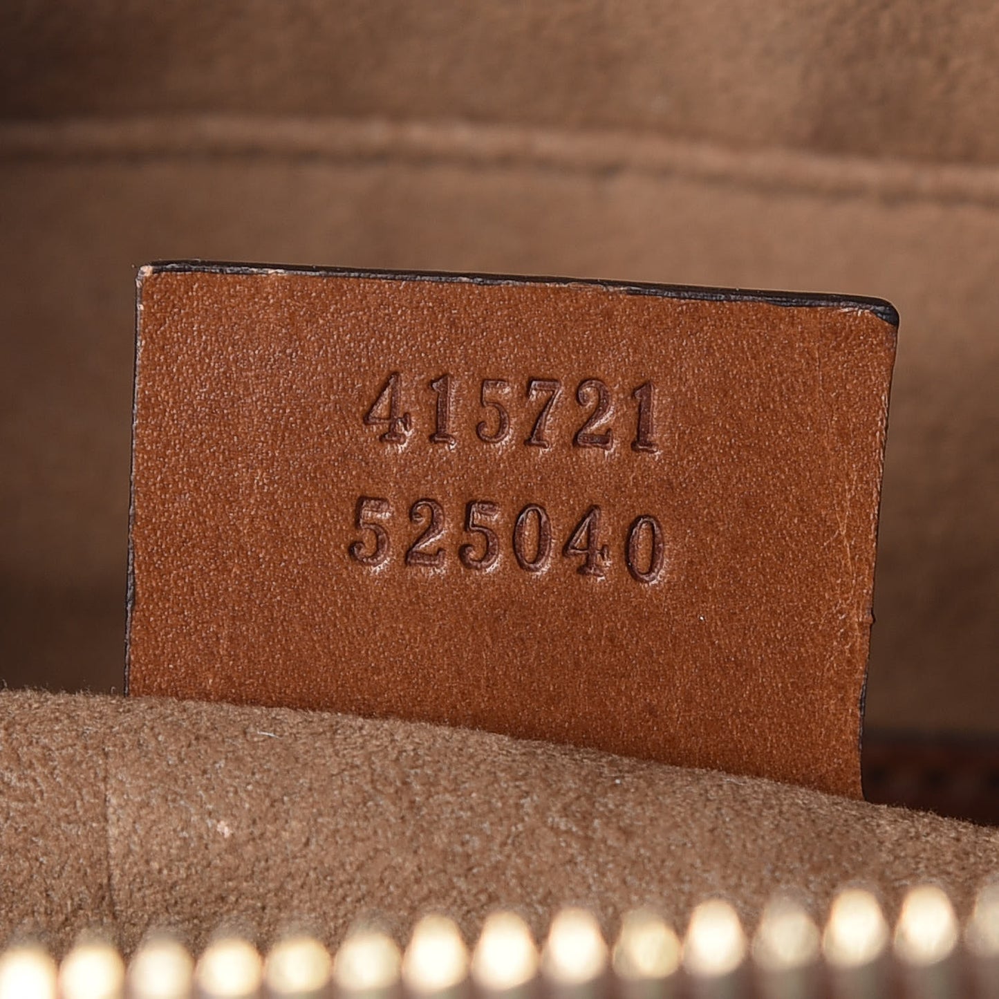 GG Supreme Monogram Medium Zippered Bucket Tote Beige Tuscany