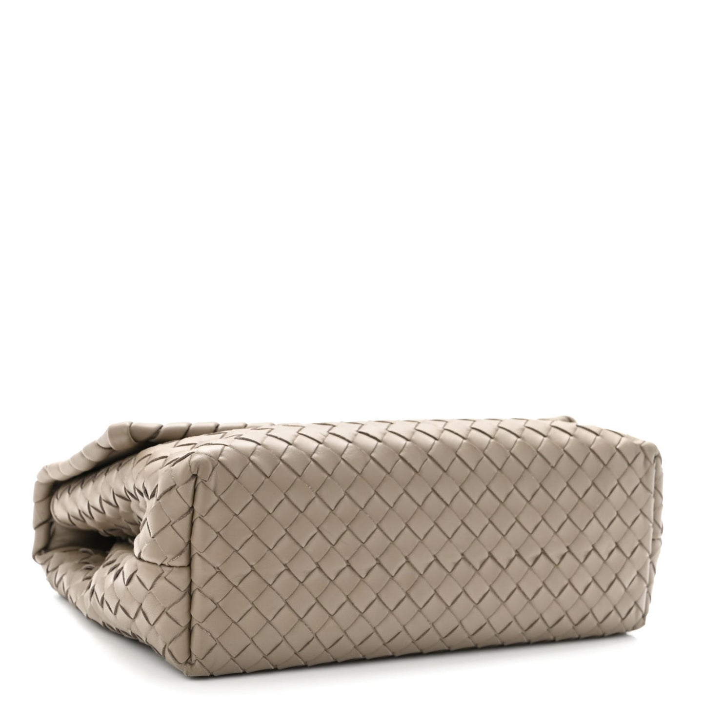 Nappa Intrecciato Small Olimpia Shoulder Bag Limestone