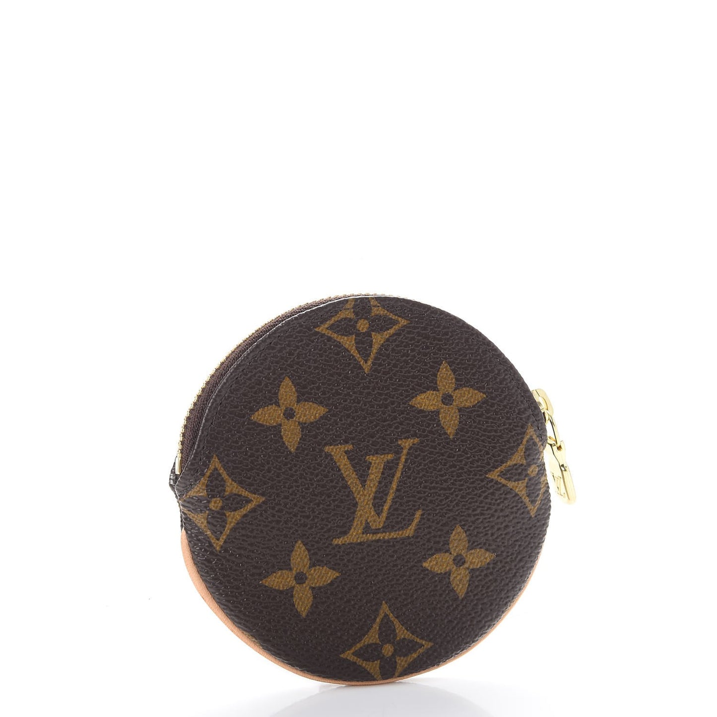 Monogram Round Coin Purse