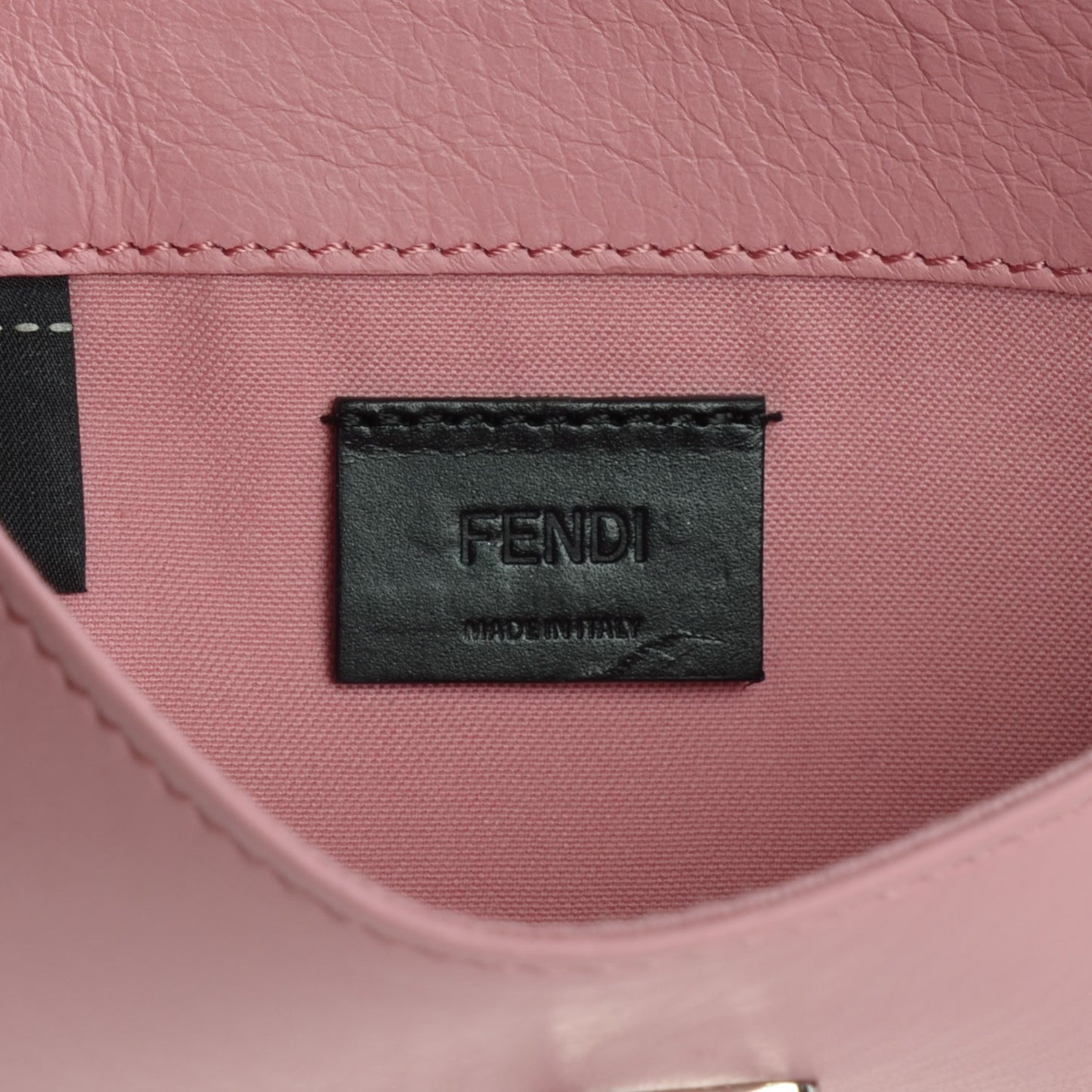 Vitello Flamingo Tube Wallet on Chain Pink