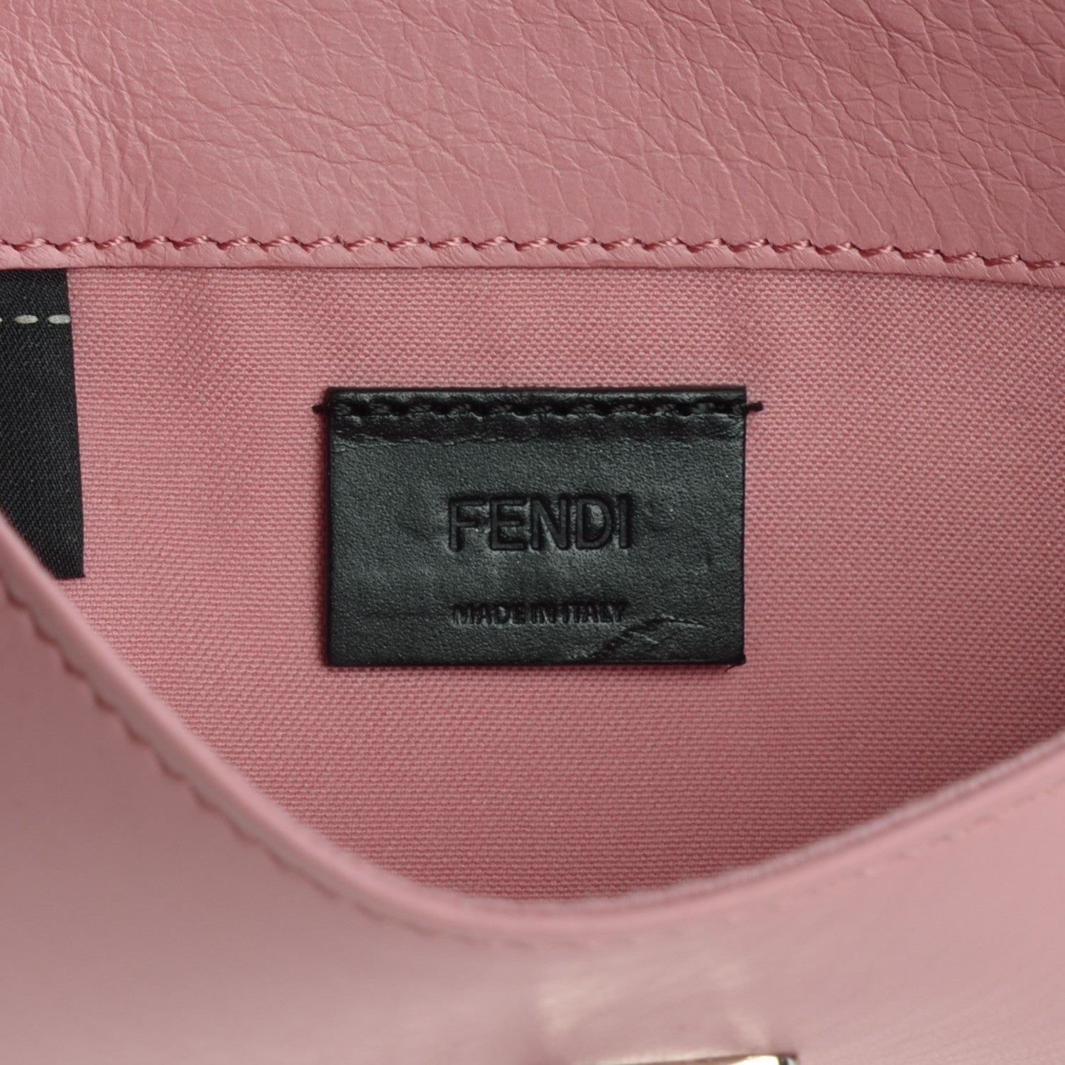Fendi Vitello Flamingo Tube Wallet on Chain Pink 6 of 8