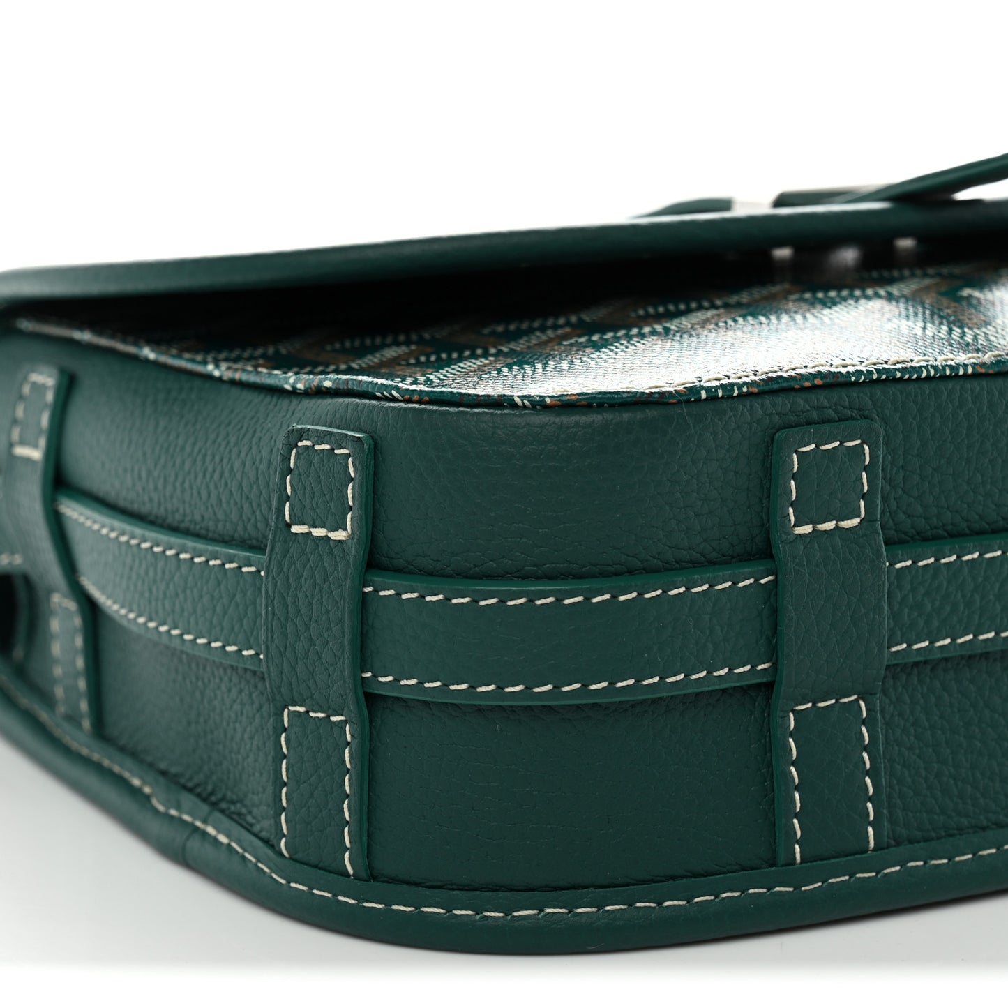 Goyardine Belvedere II PM Messenger Bag Green