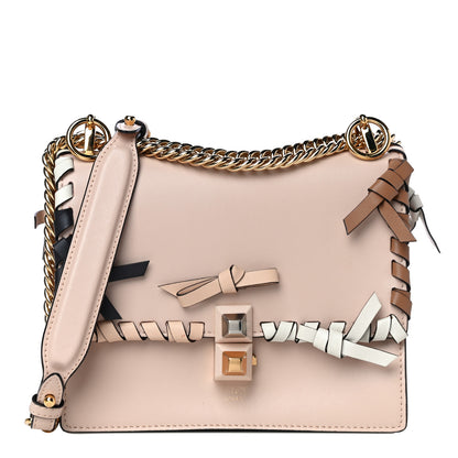 Fendi Vitello Liberty Whipstitch Bow Small Kan I Shoulder Bag Plaster Multicolor 1 of 11