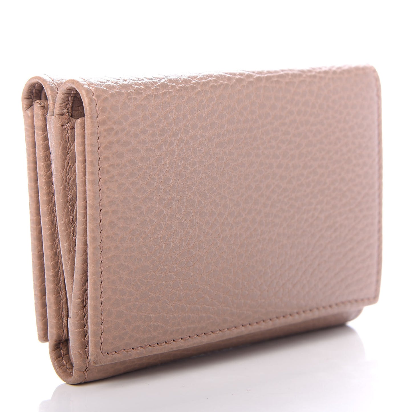 Dollar Calfskin GG Marmont Wallet Porcelain Rose