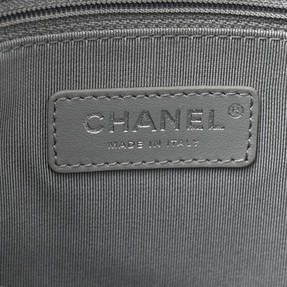 Chanel Calfskin Chain 20s Signe Tote Silver 6 of 13