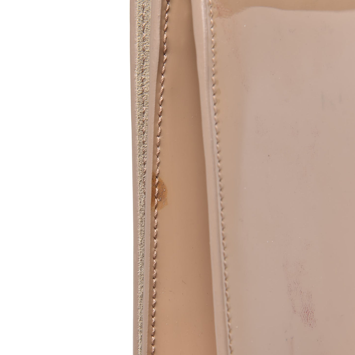 Patent Calfskin Monogram Large Belle De Jour Clutch Chair