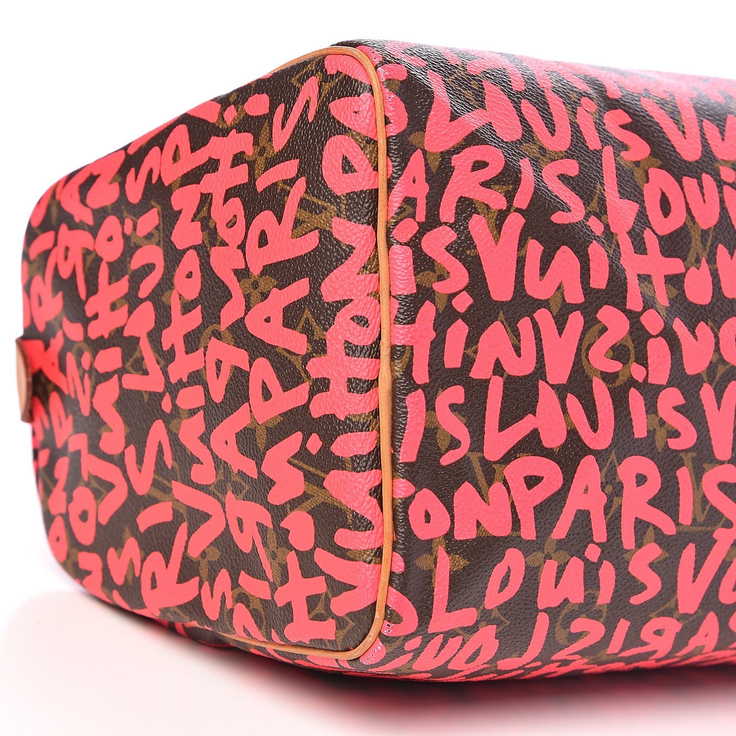 Monogram Graffiti Speedy 30 Fuchsia