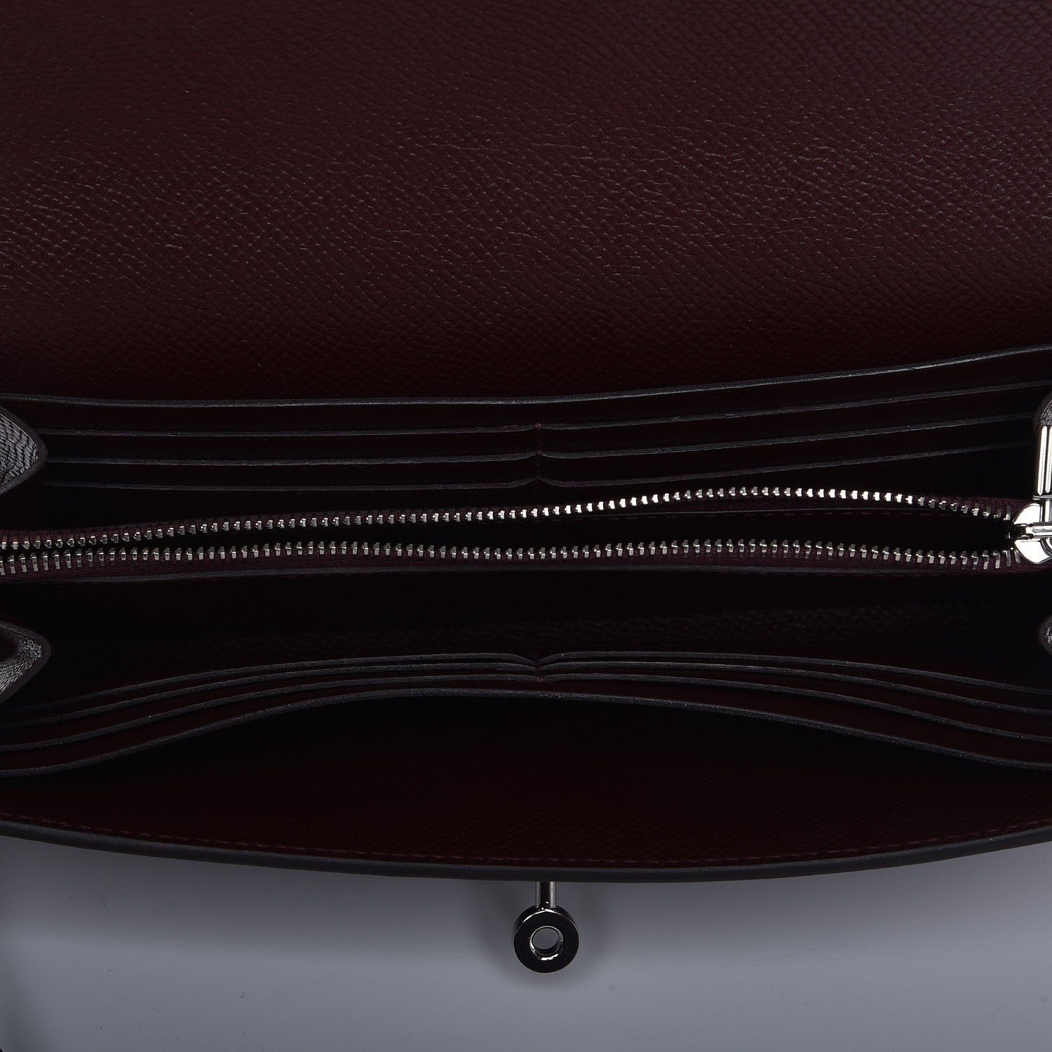 Hermes Epsom Kelly Longue Wallet Bordeaux 5 of 7