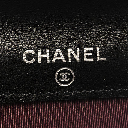 Chanel Lambskin Quilted Flap Card Holder Wallet Black 6 of 11