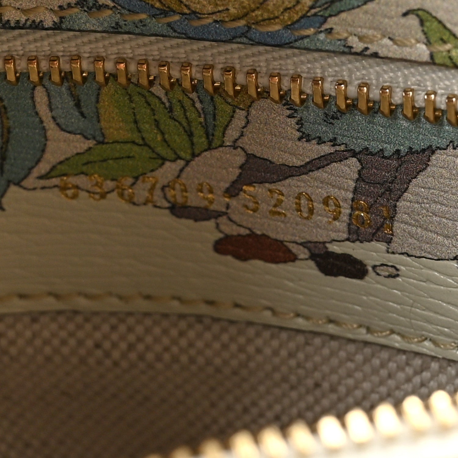 Gucci New Shangai Calfskin Tiger Savanah Small Jackie 1961 Hobo Chalky White Multicolor 7 of 10
