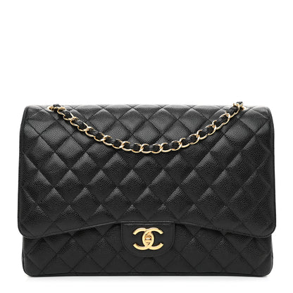 Chanel Caviar Quilted Maxi Double Flap Black 1 of 11