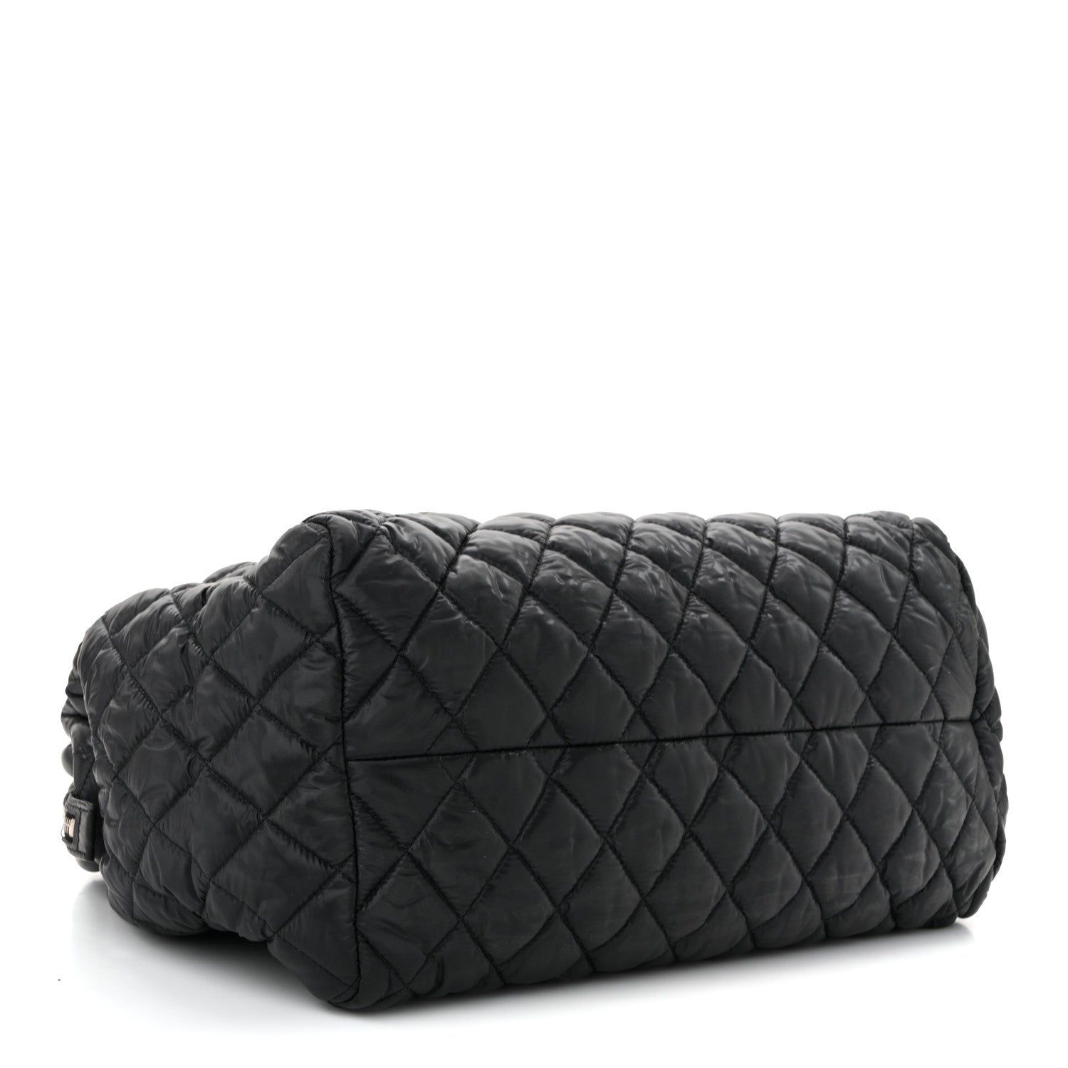 Chanel Nylon Coco Cocoon Bowler Black 4 of 10