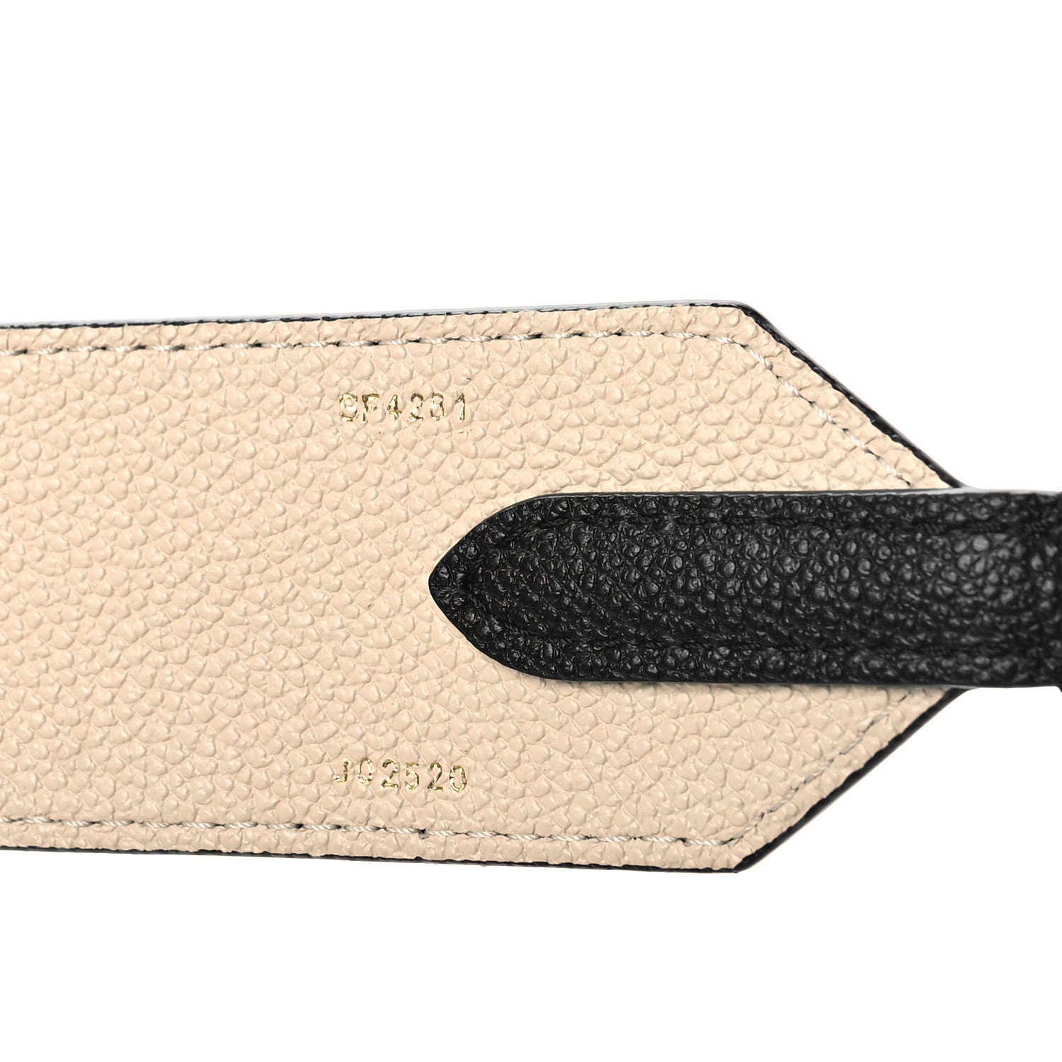 Louis Vuitton Empreinte Monogram Bandouliere Shoulder Strap Black Beige 4 of 6