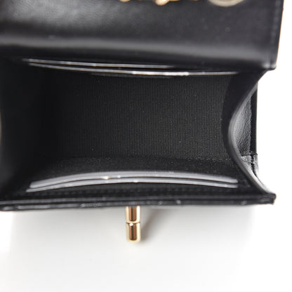 Chanel Lambskin Quilted Mini Trendy CC Chain Wallet Black 4 of 11