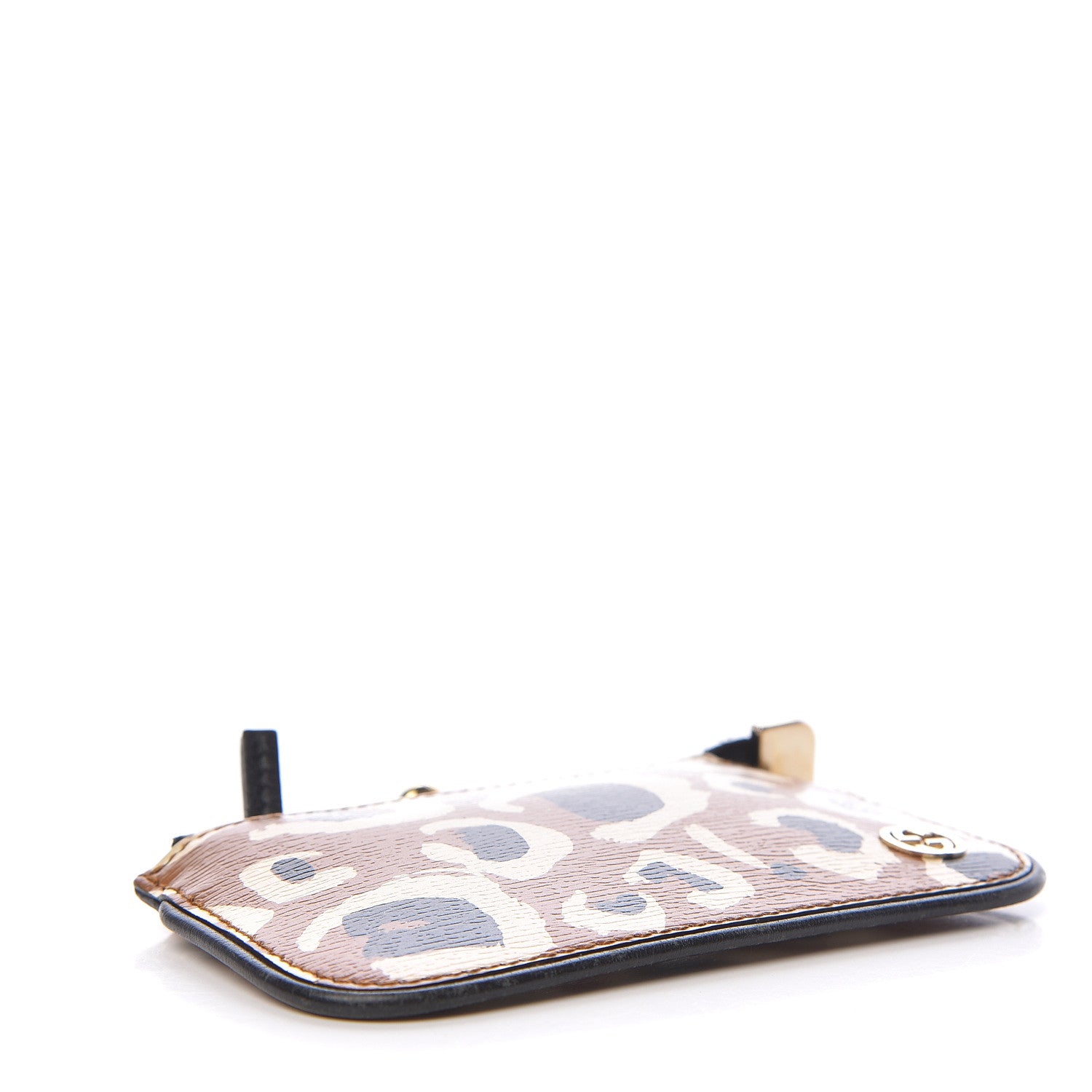 Gucci Calfskin Leopard Key Case Tobacco 4 of 8