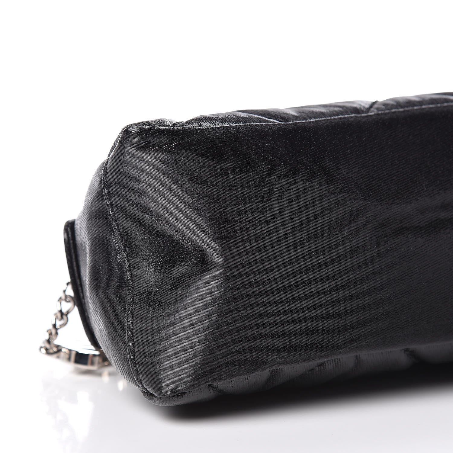 Chanel Coated Canvas Biarritz Cosmetic Cosmetic Case Black 9 of 11