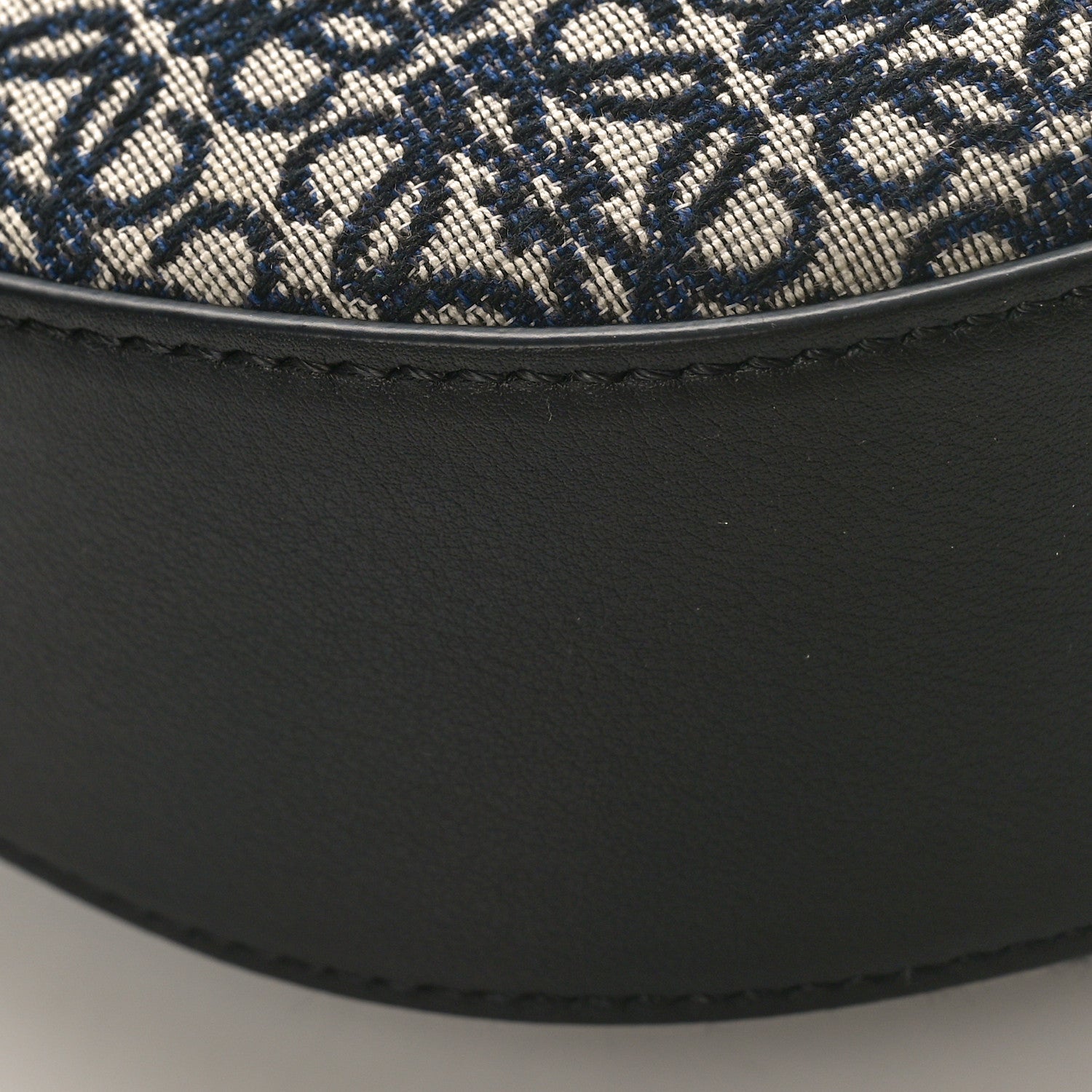 Loewe Jacquard Anagram Calfskin Small Luna Navy Black 7 of 8