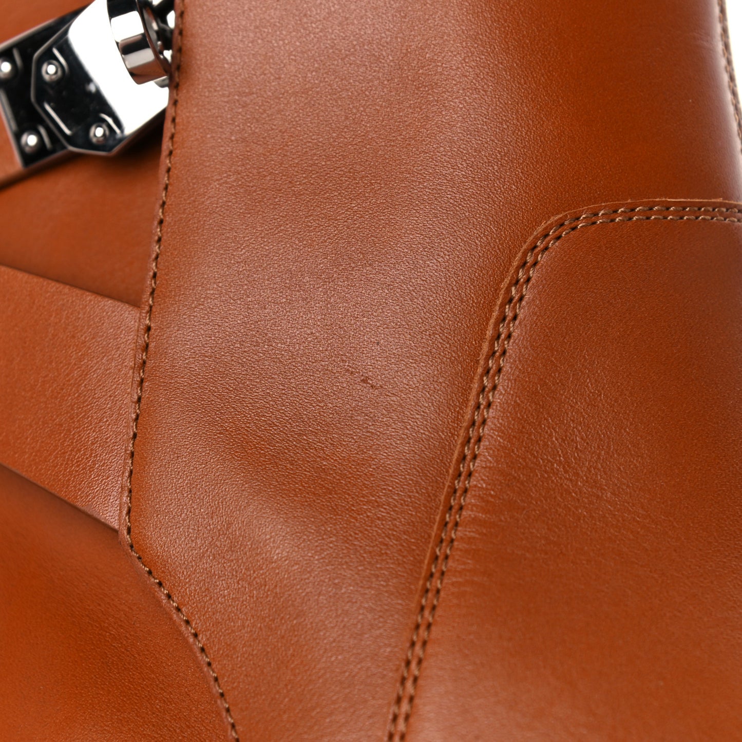 Calfskin Neo Ankle Boots 39 Naturel