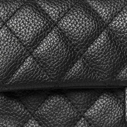Chanel Grained Calfskin Quilted 2.55 Reissue Flap Belt Bag Clutch Black 8 of 10