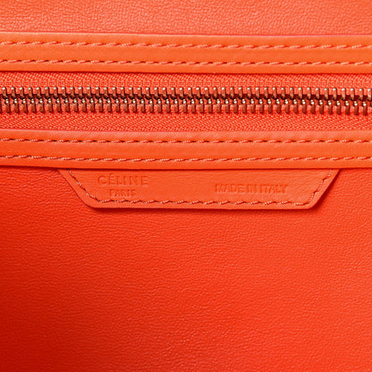 Celine Smooth Calfskin Mini Luggage Orange 6 of 12
