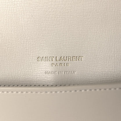 Saint Laurent Smooth Calfskin Monogram Phone Holder Crossbody Blanc Vintage 6 of 11
