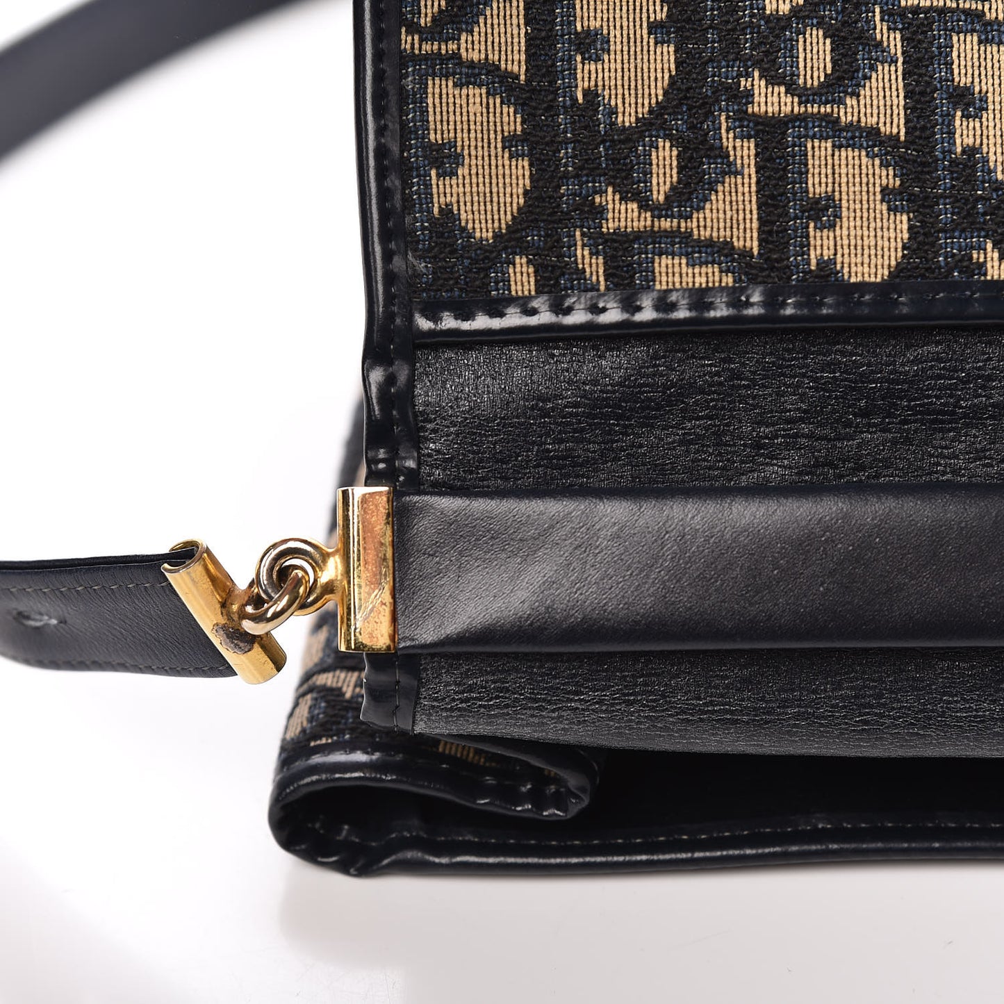 Monogram Flap Navy Blue