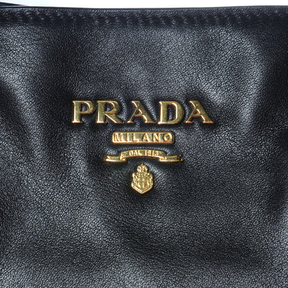 Prada Soft Calf Tote Black 5 of 8