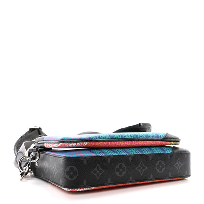 Louis Vuitton LV x YK Monogram Eclipse Reverse Pumpkin Trio Messenger 6 of 11
