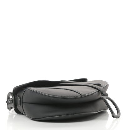 Christian Dior Ultra Matte Calfskin Saddle Bag Black 4 of 12