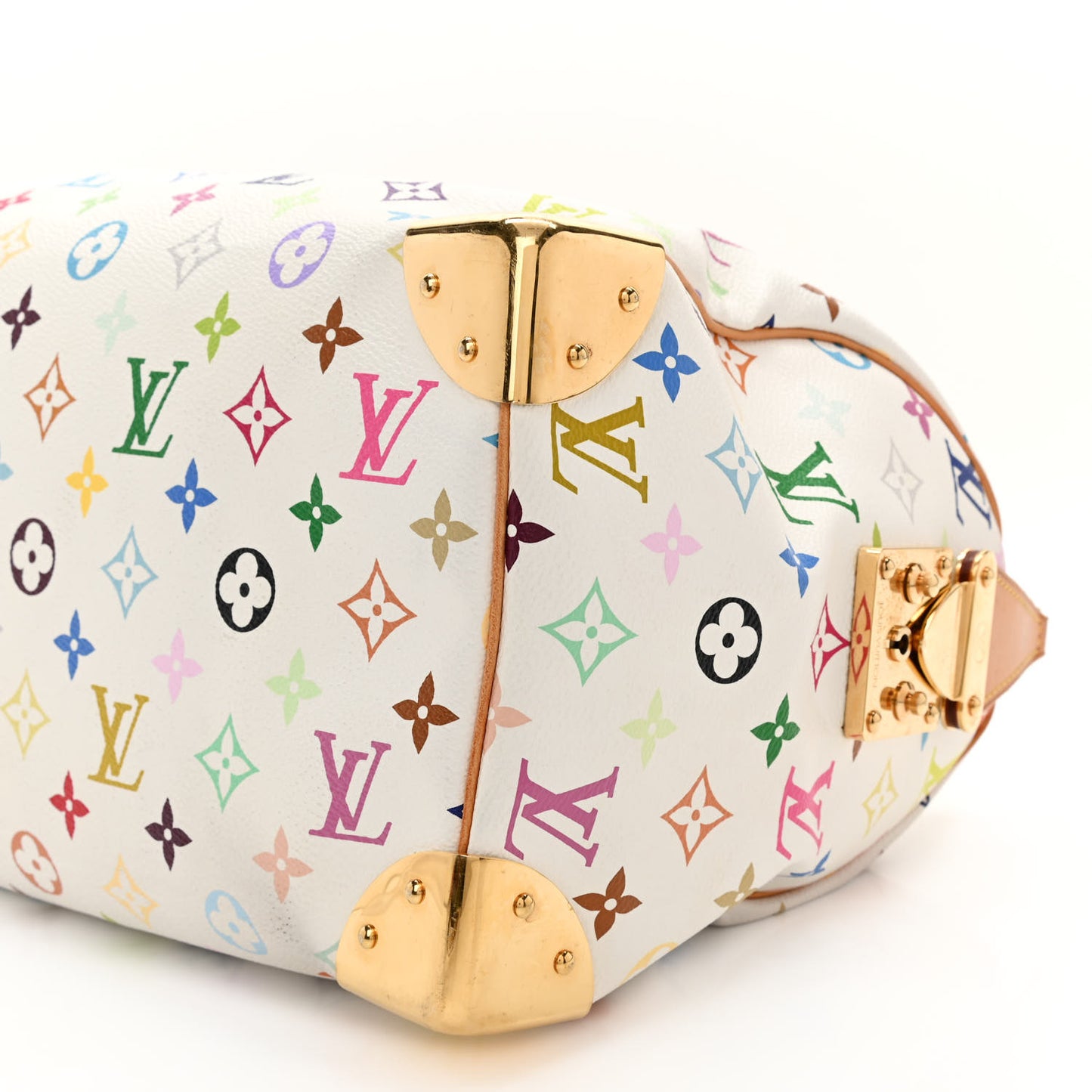 Monogram Multicolor Speedy 30 White