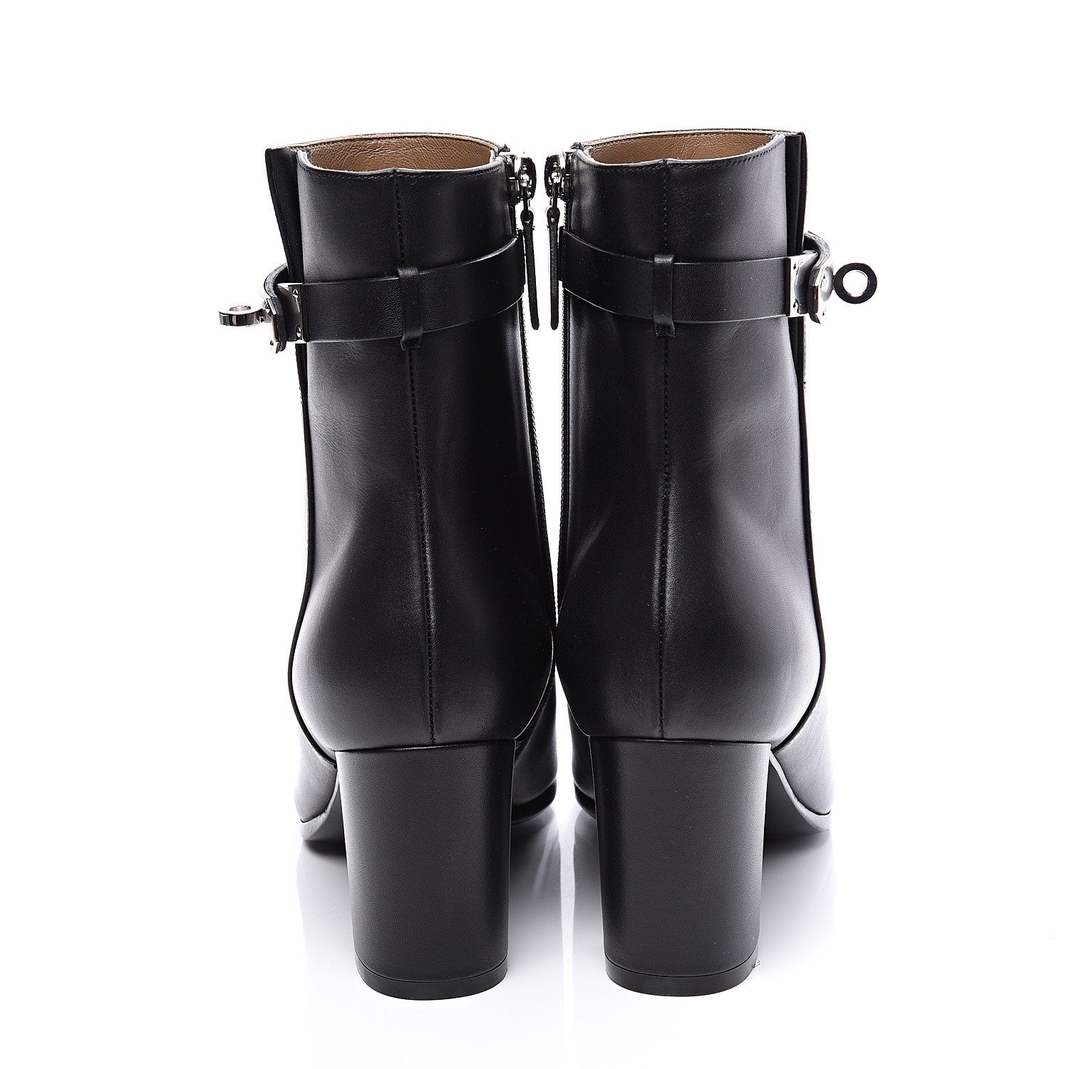 Hermes Calfskin Saint Germain Ankle Boots 37 Black 7 of 11