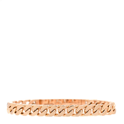 Hermes 18K Rose Gold Diamond PM Kelly Chaine Bracelet SH 2 of 4