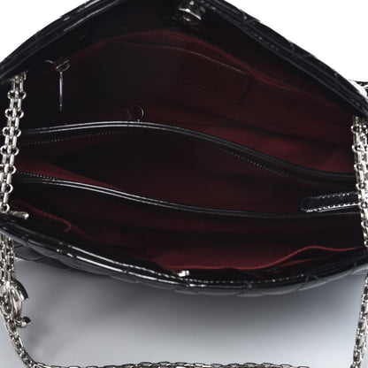 Chanel Patent Quilted Large Just Mademoiselle Bowling Bag Black 5 of 11