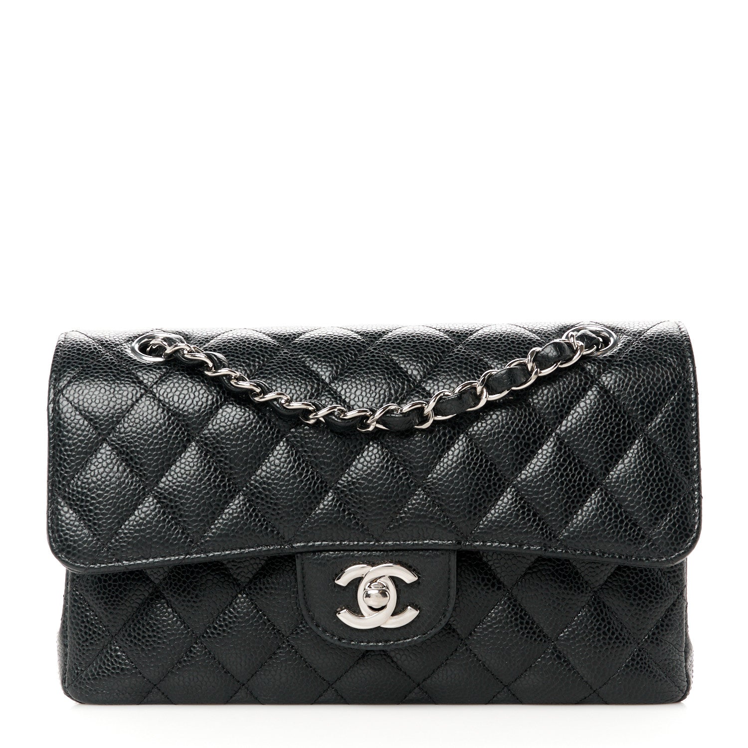 Chanel Caviar Quilted Small Double Flap Black 1 of 11