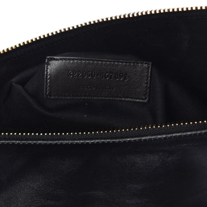 Saint Laurent Calfskin Classic Duffle 12 Black 8 of 15