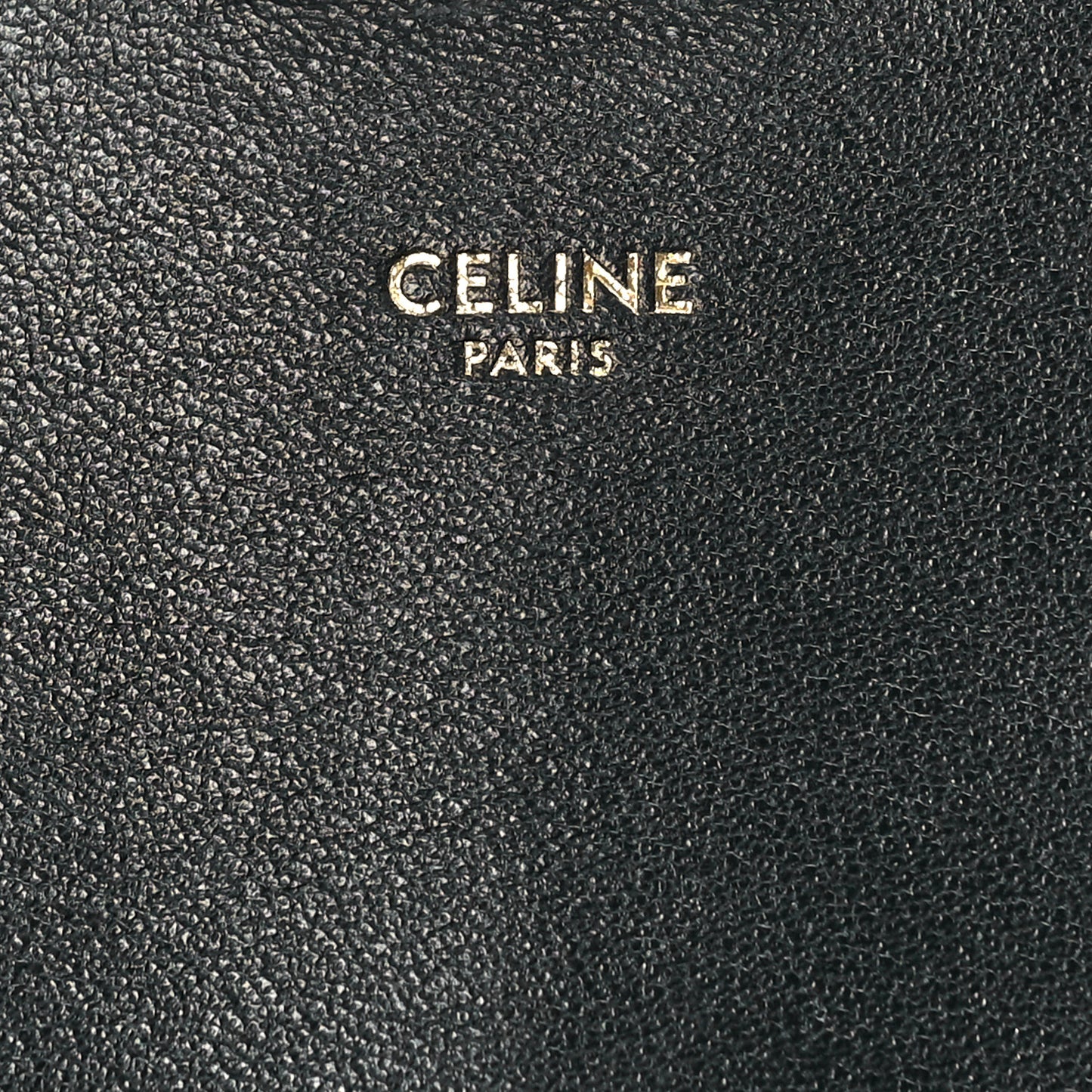 Shiny Calfskin Stripes Small C Bag Black