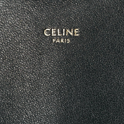 Celine Shiny Calfskin Stripes Small C Bag Black 7 of 12