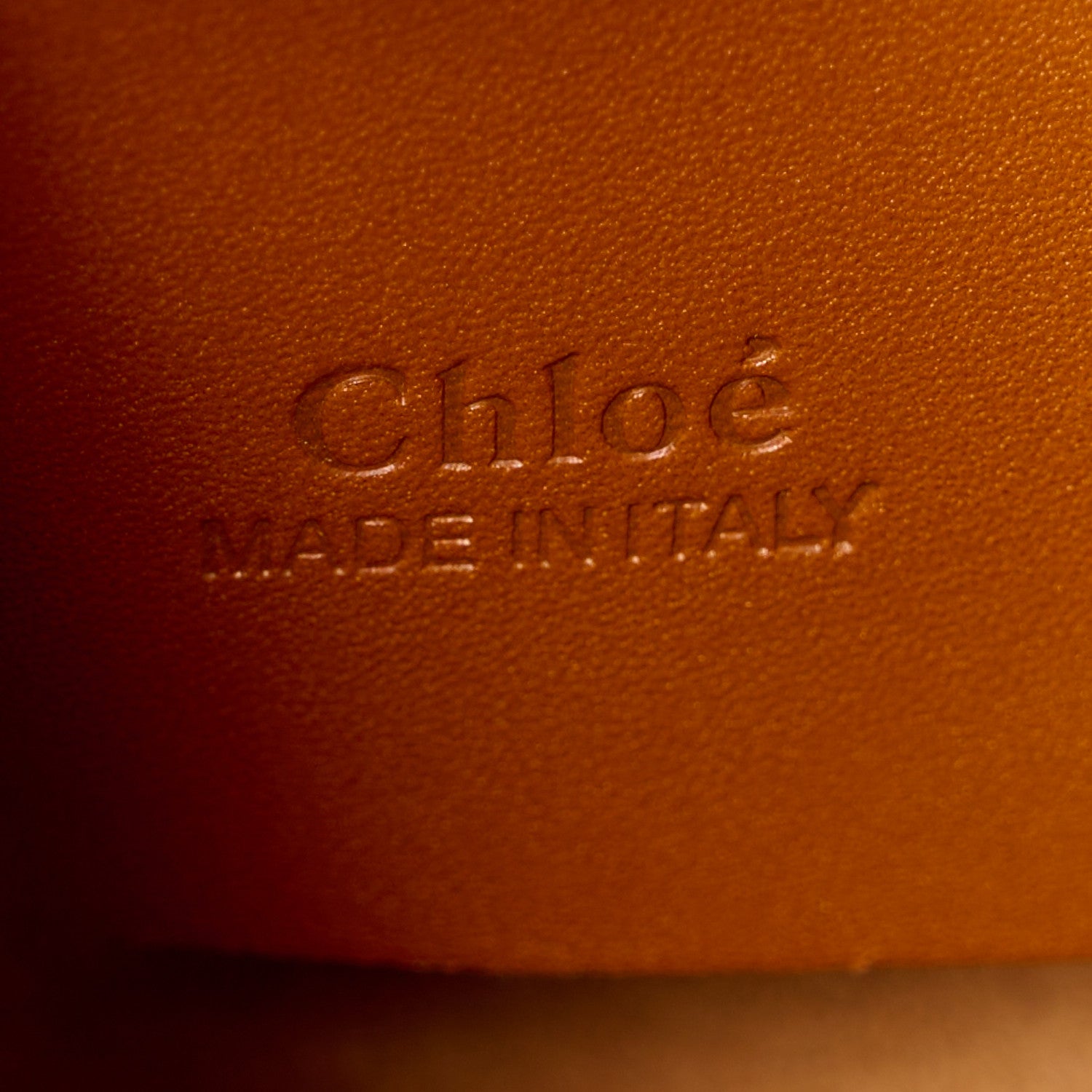 Chloe Calfskin Small Mony Tote Caramel 9 of 14