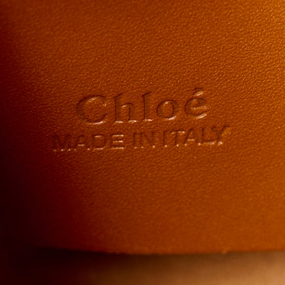 Chloe Calfskin Small Mony Tote Caramel 9 of 14