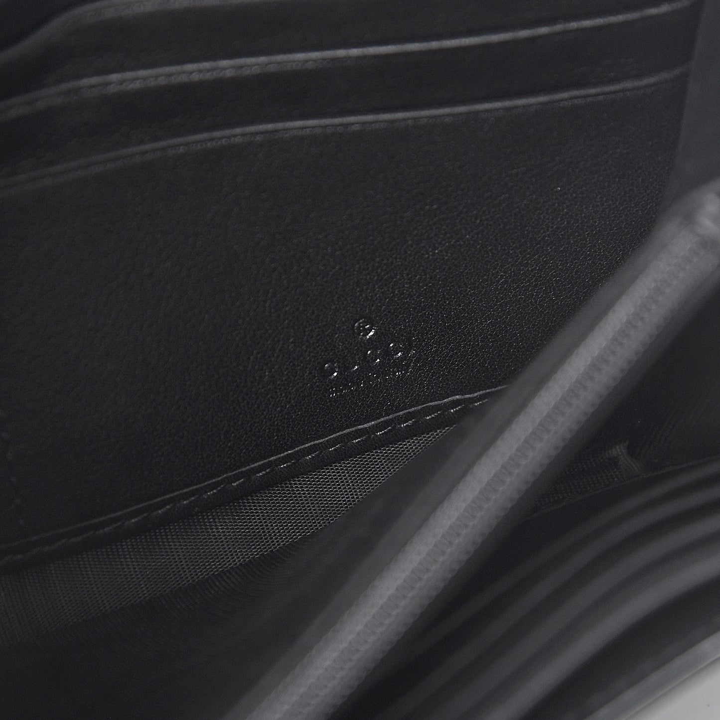 Patent Microguccissima Nice Wallet Black