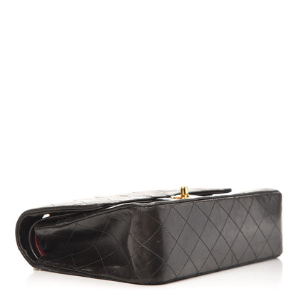 Chanel Lambskin Quilted Medium Double Flap Black 5 of 10