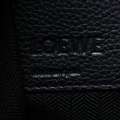 Loewe Calfskin Small Hammock Shoulder Bag Midnight Blue Black 6 of 10