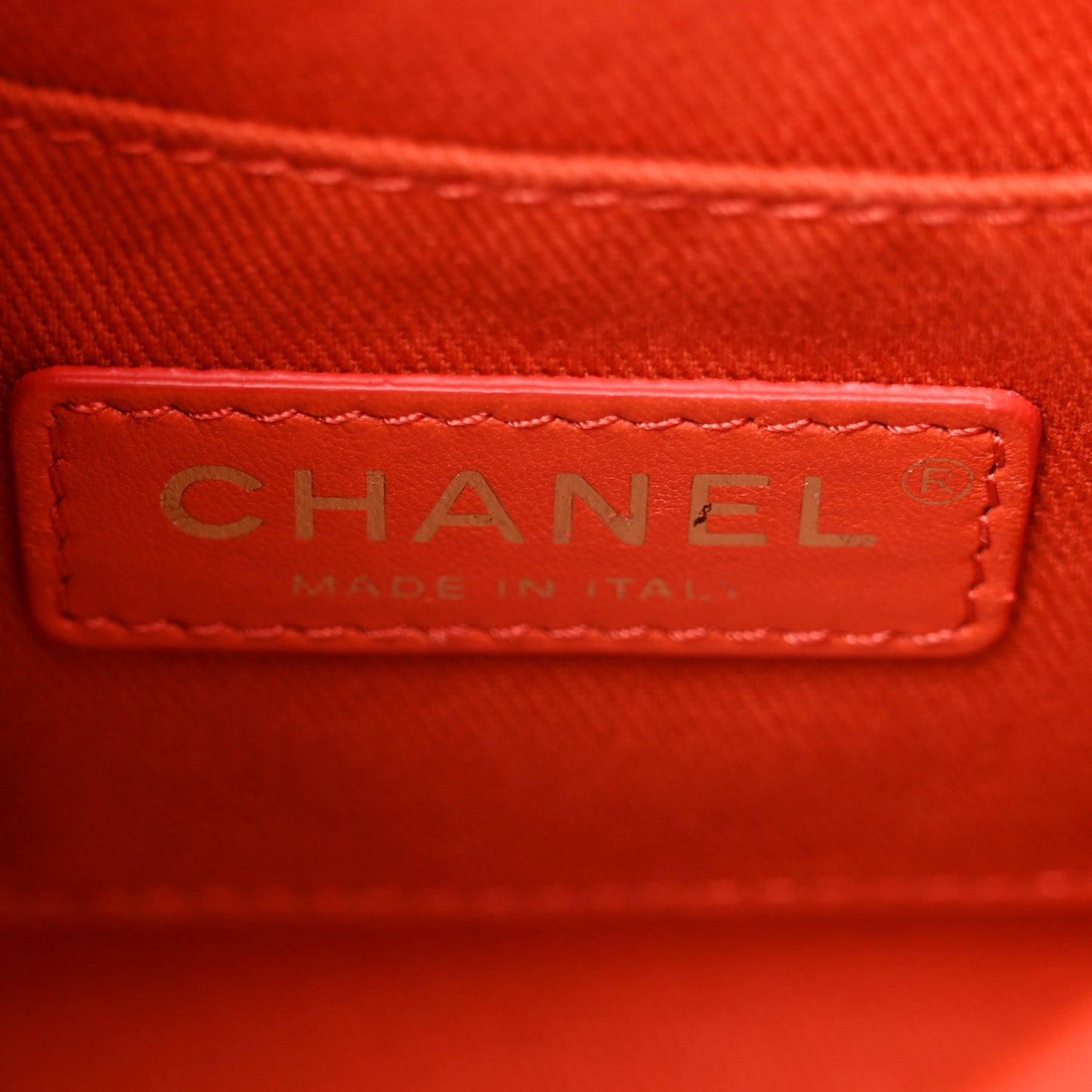 Grained Calfskin Mini Neo Executive Shopper Tote Red